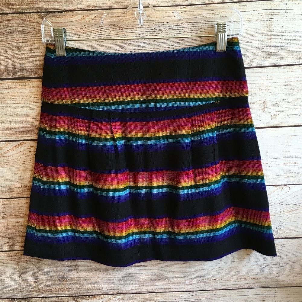 KENNY MULTICOLORED STRIPED SKIRT‎